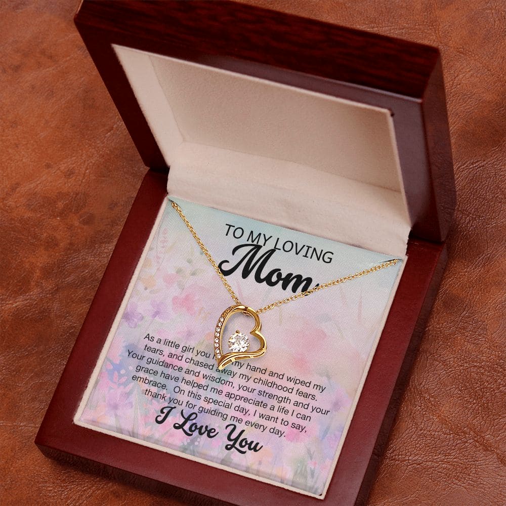 To My Loving mom I Love you Necklace