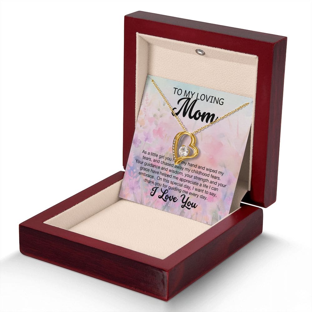 To My Loving mom I Love you Necklace