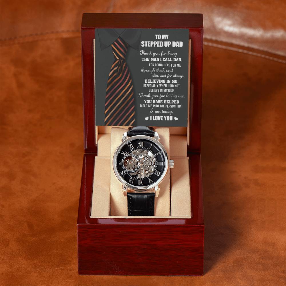 To My Stepped-up dad, Openwork Watch
