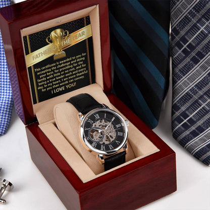 Father of the Year Openwork Watch for Dad