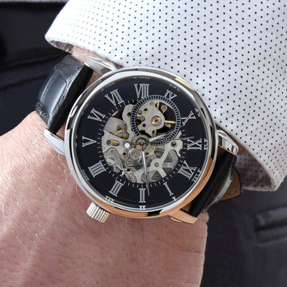 To My Awesome Stepped up dad, Openwork Watch