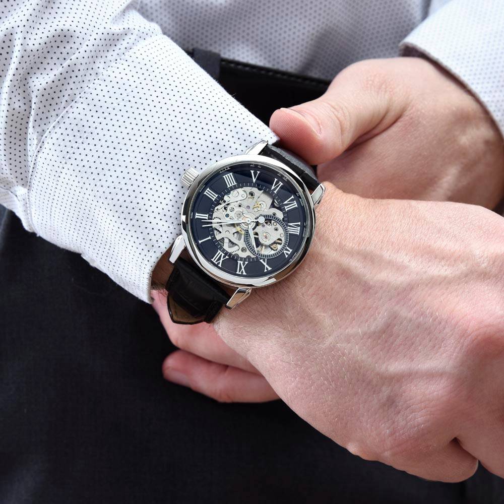 To The World's Best Dad Openwork Warch