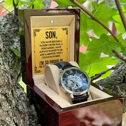 Son - You are Brave | Men's Openwork Watch