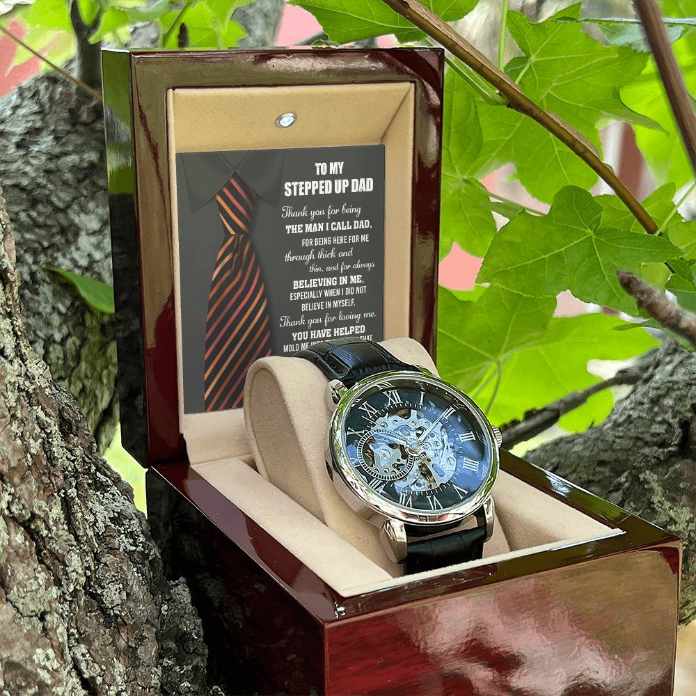 To My Stepped-up dad, Openwork Watch