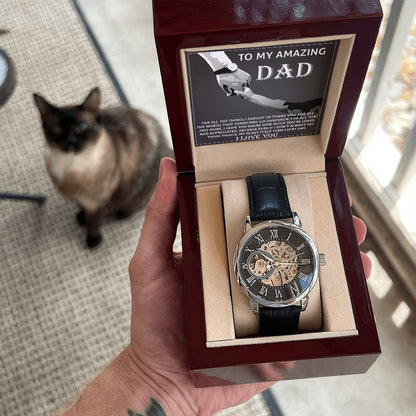 To My Amazing Dad: Openwork Watch