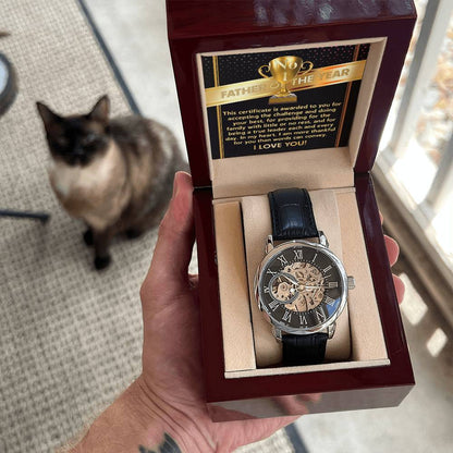 Father of the Year Openwork Watch for Dad