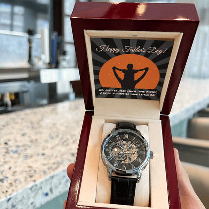 Happy Father's Day Openwork Watch for Dad