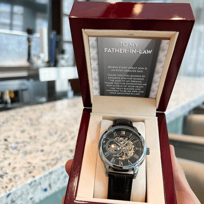 To My Great Father-in-Law Openwork Watch