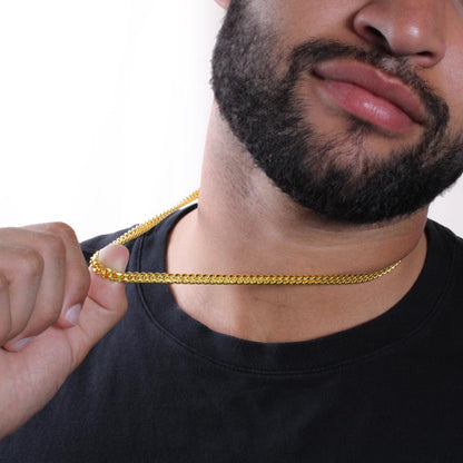 To My Husband, So Grateful | Cuban Link Chain