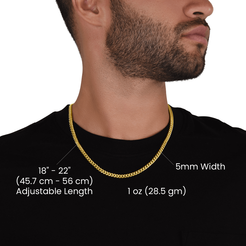 Husband Father Dreams | Cuban Link Chain