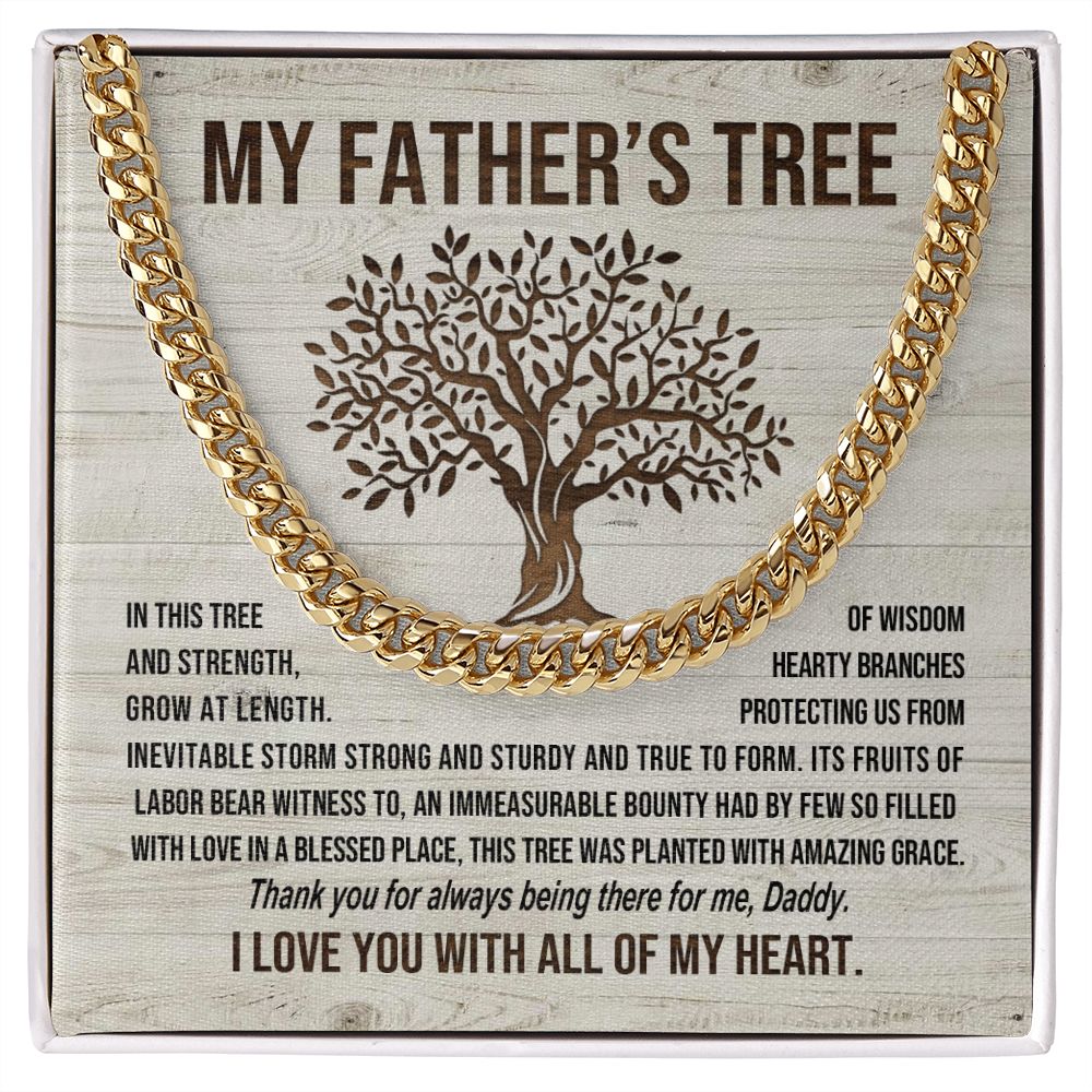 My Father's Tree | Cuban Link Chain