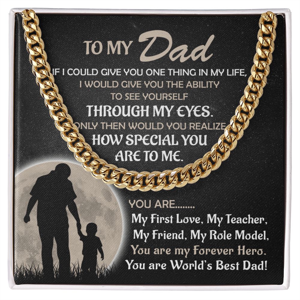 My Forever Hero - Son | Cuban Link Chain