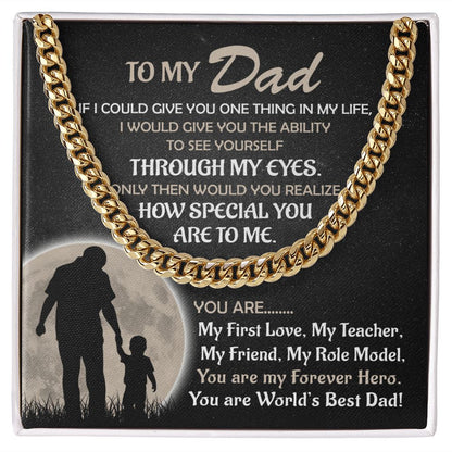 My Forever Hero - Son | Cuban Link Chain