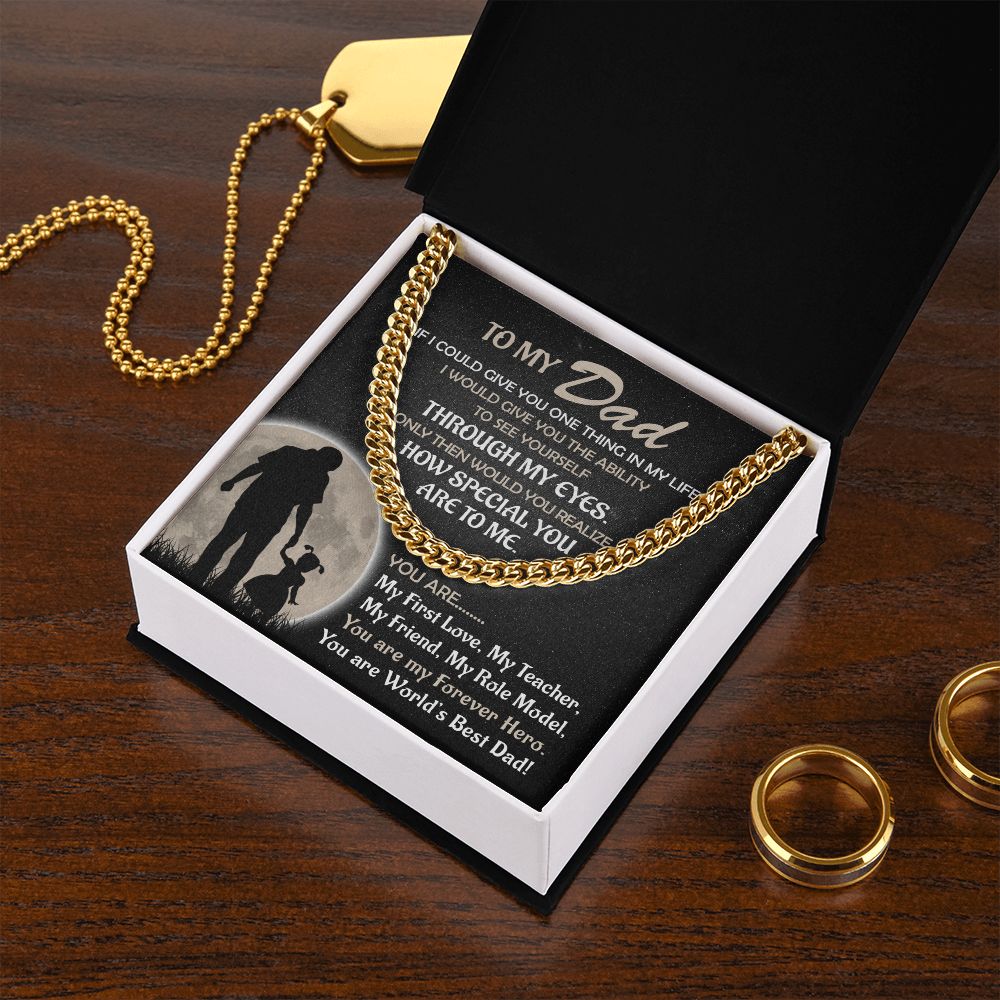 My Forever Hero - Daughter | Cuban Link Chain