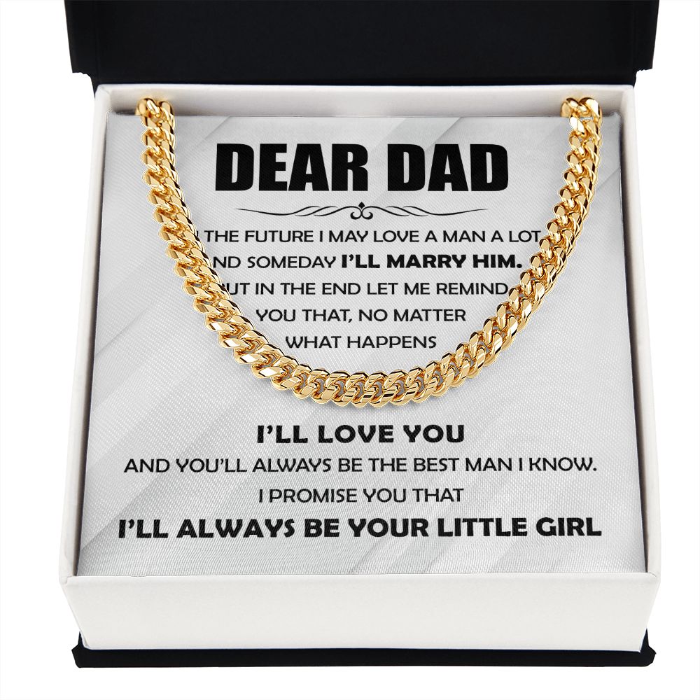 Dear Dad - The Best Man | Cuban Link Chain