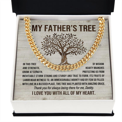 My Father's Tree | Cuban Link Chain