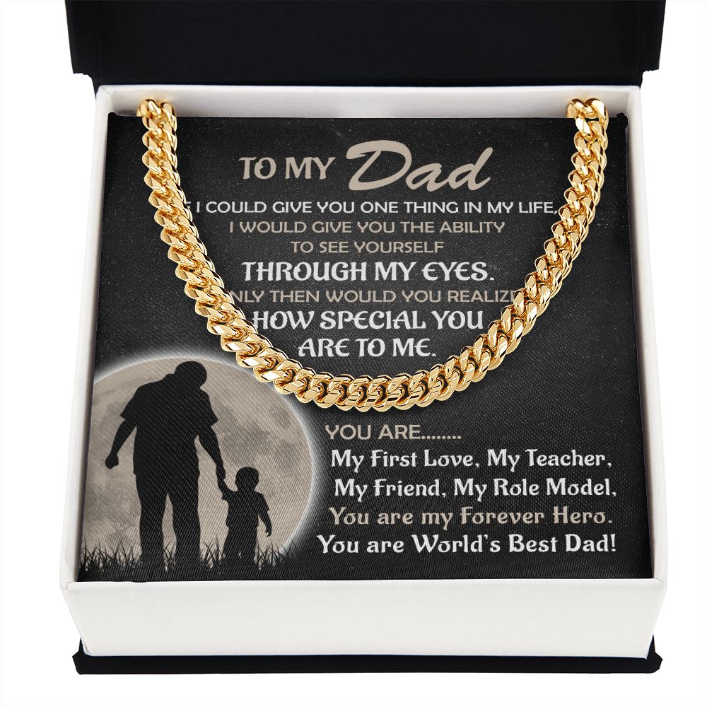 My Forever Hero - Son | Cuban Link Chain