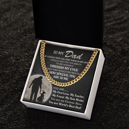 My Forever Hero - Daughter | Cuban Link Chain