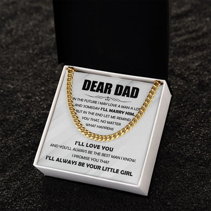 Dear Dad - The Best Man | Cuban Link Chain