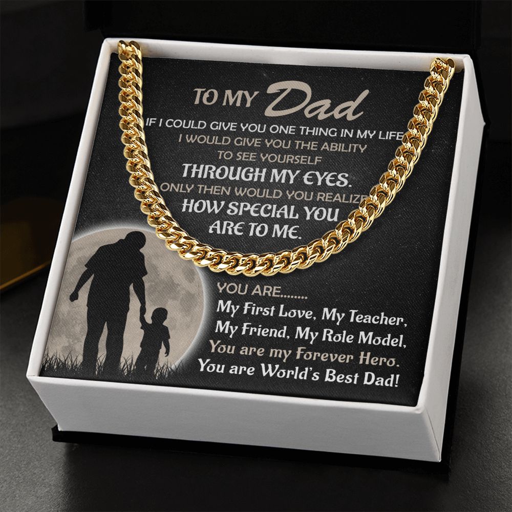 My Forever Hero - Son | Cuban Link Chain