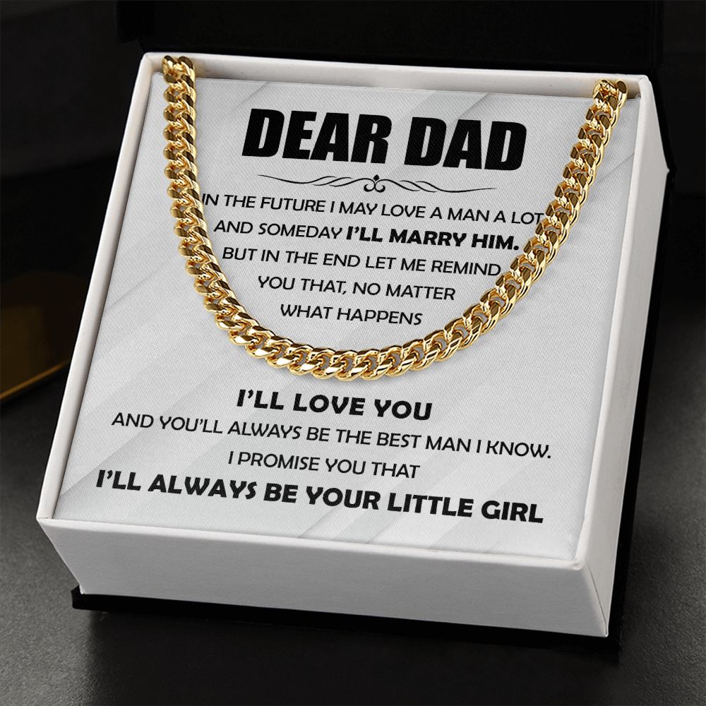 Dear Dad - The Best Man | Cuban Link Chain