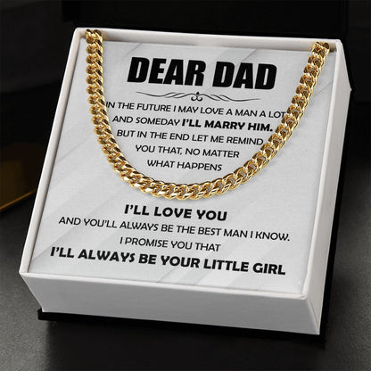 Dear Dad - The Best Man | Cuban Link Chain