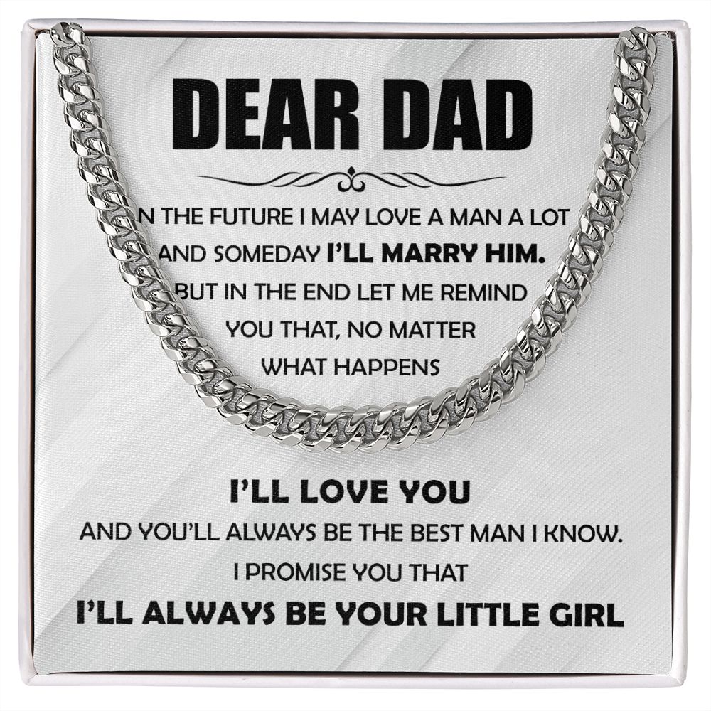 Dear Dad - The Best Man | Cuban Link Chain