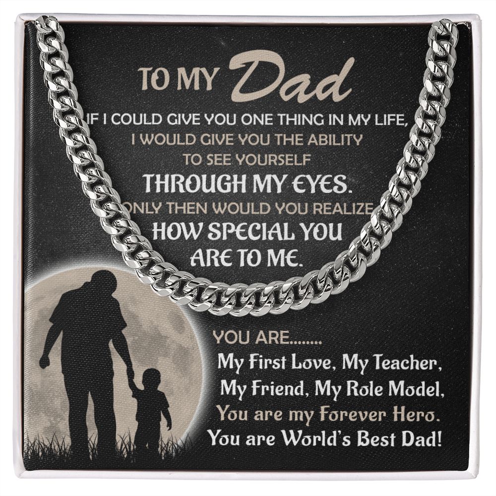 My Forever Hero - Son | Cuban Link Chain