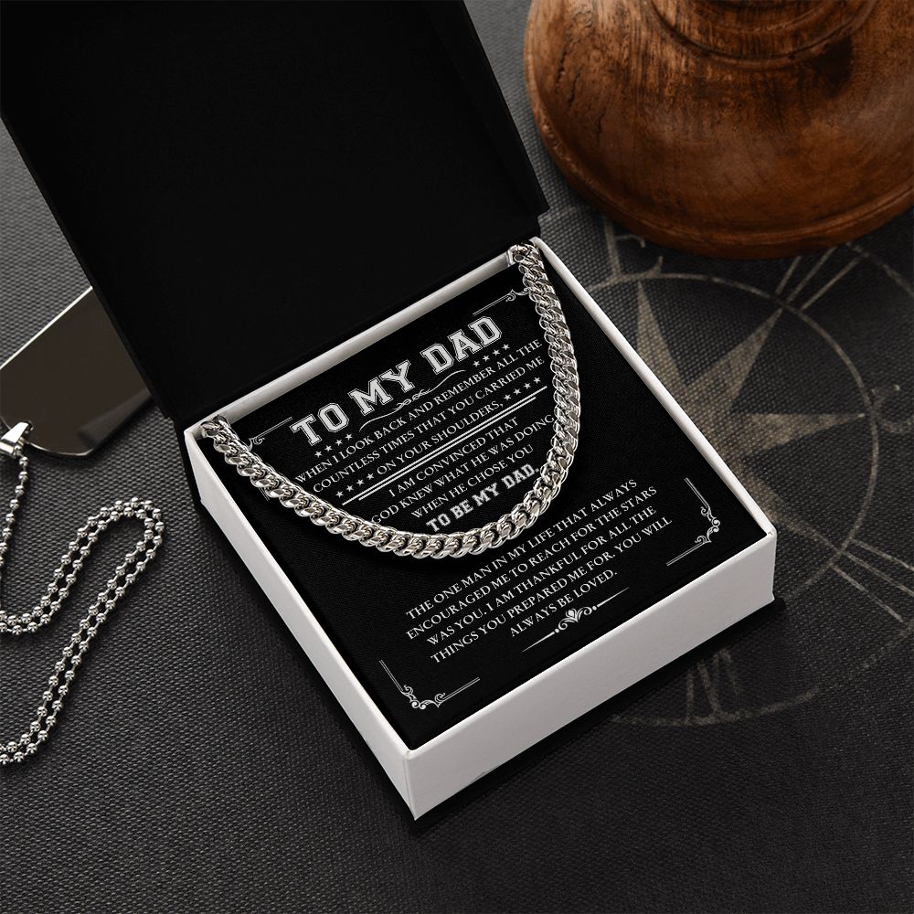 To My Dad - Thankful for all | Cuban Link Chain