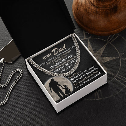 My Forever Hero - Daughter | Cuban Link Chain