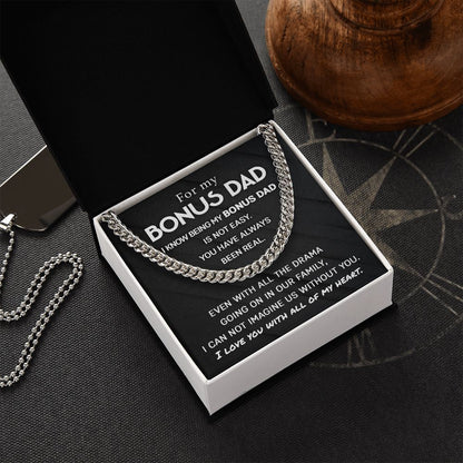 For my Bonus Dad - You have always been real | Cuban Link Chain