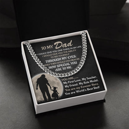 My Forever Hero - Daughter | Cuban Link Chain