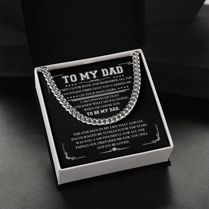To My Dad - Thankful for all | Cuban Link Chain