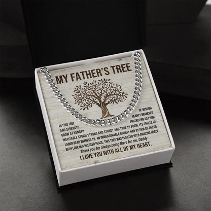 My Father's Tree | Cuban Link Chain