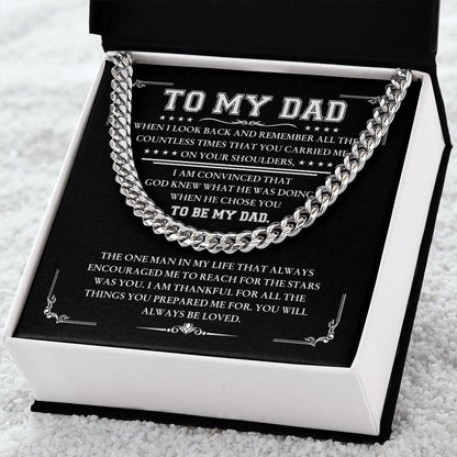 To My Dad - Thankful for all | Cuban Link Chain