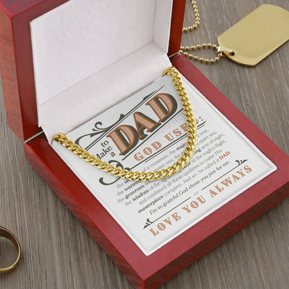 Love you Always Dad | Cuban Link Chain