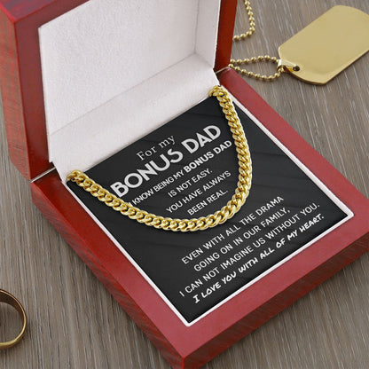 For my Bonus Dad - You have always been real | Cuban Link Chain