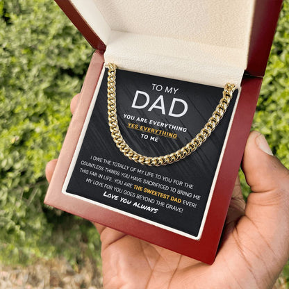 My Dad - You are my Everything | Cuban Link Chain