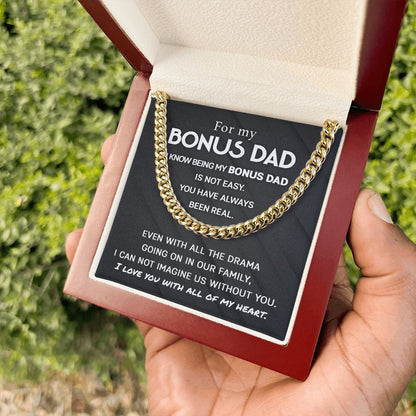 For my Bonus Dad - You have always been real | Cuban Link Chain
