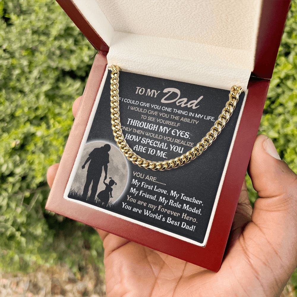 My Forever Hero - Daughter | Cuban Link Chain