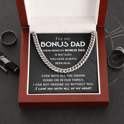 For my Bonus Dad - You have always been real | Cuban Link Chain