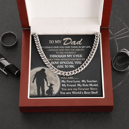 My Forever Hero - Daughter | Cuban Link Chain