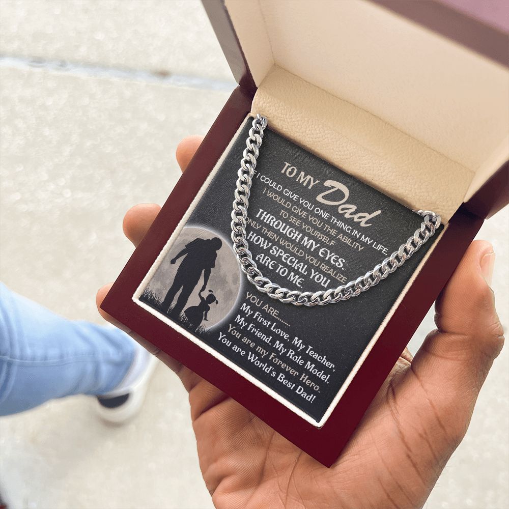 My Forever Hero - Daughter | Cuban Link Chain