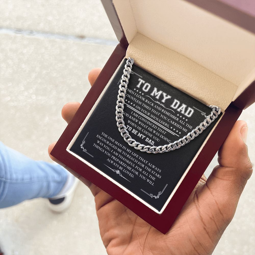 To My Dad - Thankful for all | Cuban Link Chain