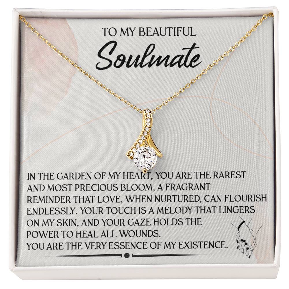 To My Beautiful Soulmate Necklace Alluring Beauty Necklace