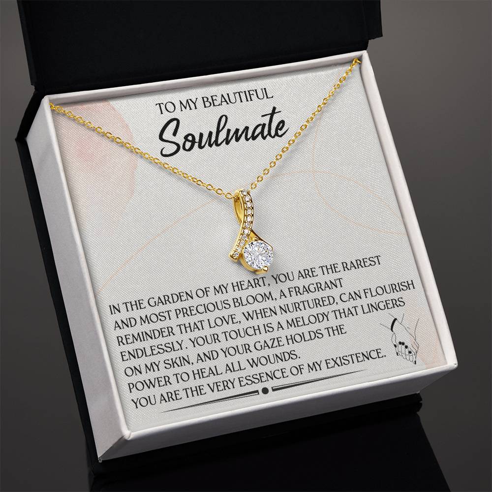 To My Beautiful Soulmate Necklace Alluring Beauty Necklace