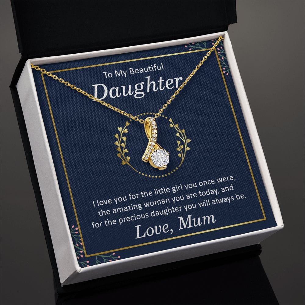 To my beautiful daughter Necklace