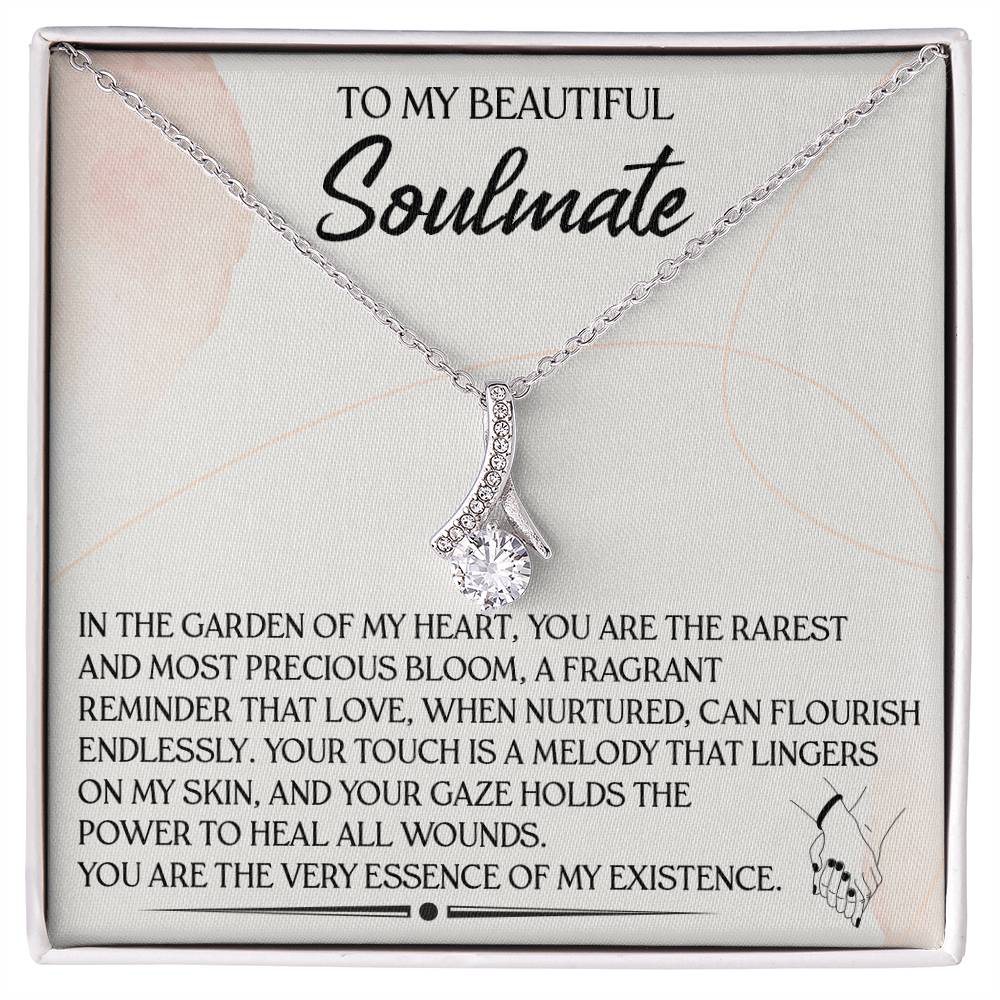 To My Beautiful Soulmate Necklace Alluring Beauty Necklace