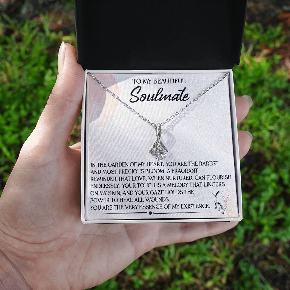 To My Beautiful Soulmate Necklace Alluring Beauty Necklace