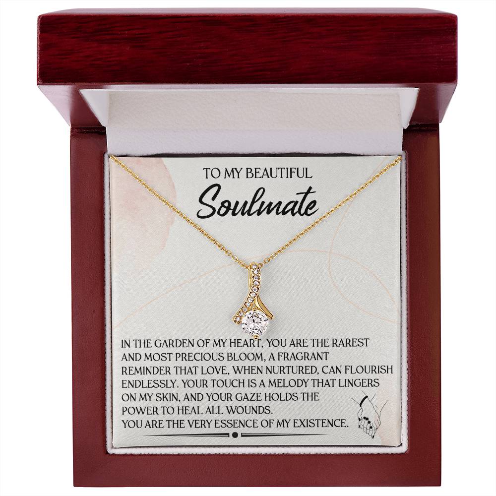 To My Beautiful Soulmate Necklace Alluring Beauty Necklace